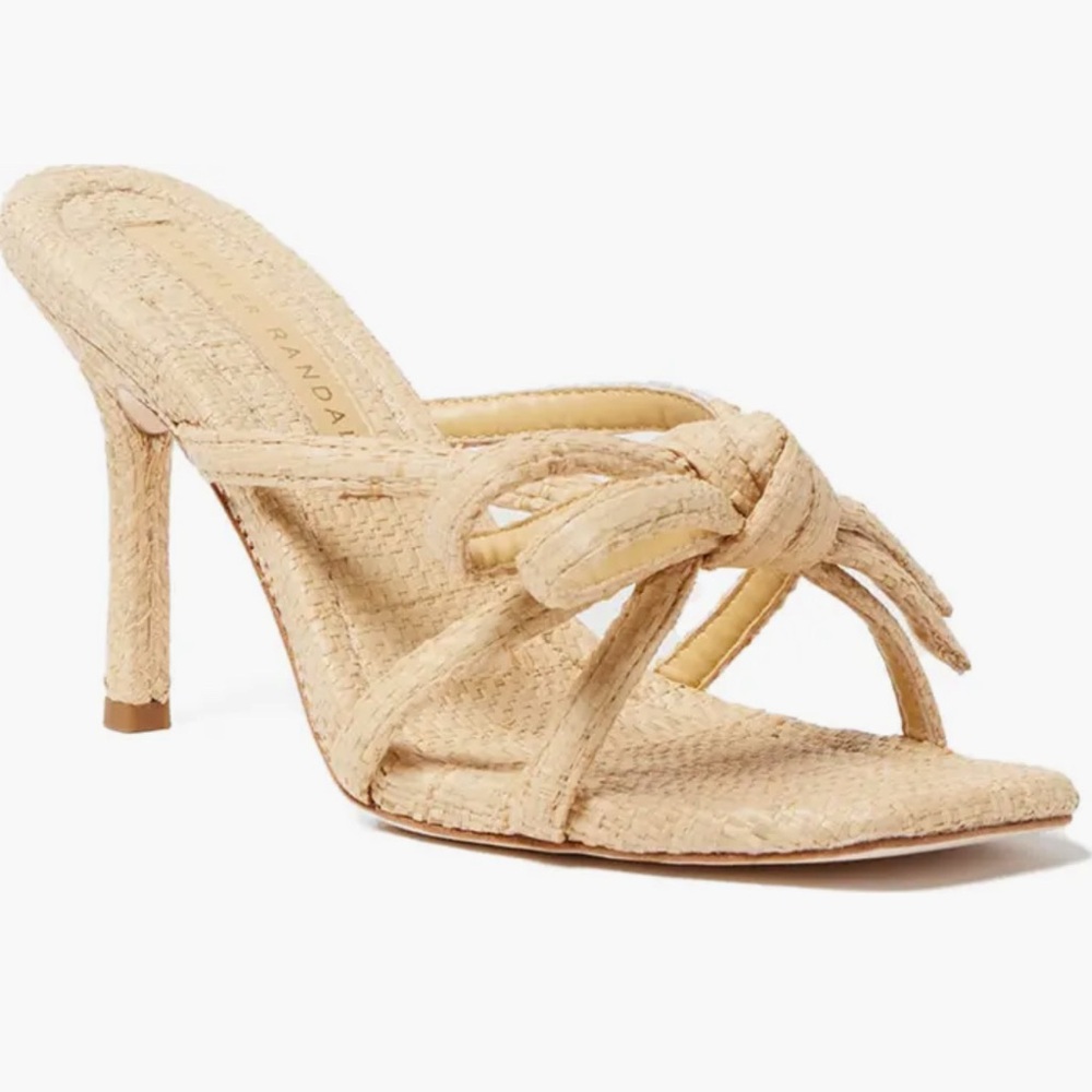 Margi Bow Raffia Sandal